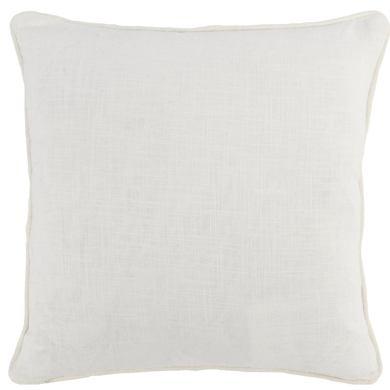 Jaden Square Pillow Cover & Insert, Gray