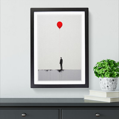 Minimalist Contemporary - Single Picture Frame Print on Wood