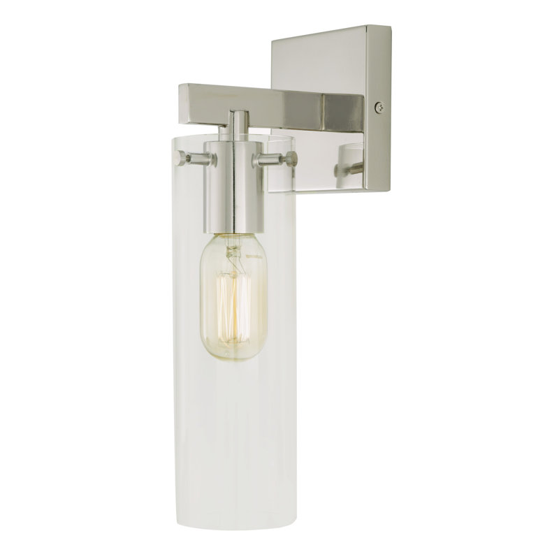 Apputhurai Armed Sconce, Polished Nickel