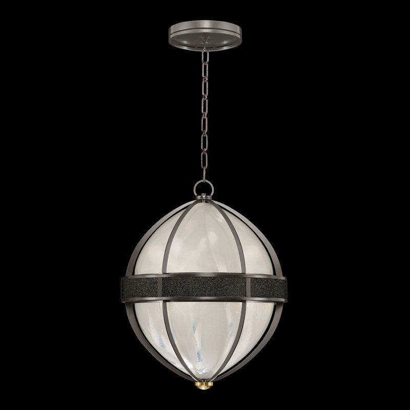 Mirage 3 - Light Pendant, Black Knight, Midnight Steel/Brass