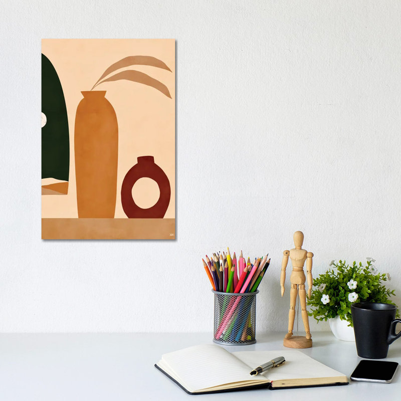 Ochre II 1 Piece Wall Art on Canvas, 20.32 cm H x 30.48 cm W, Wrapped Canvas