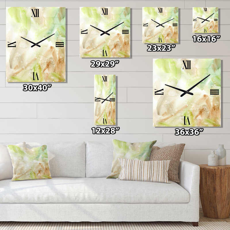 Horloge murale pastel, Grand