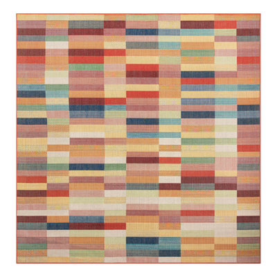 Striped Indoor / Outdoor Rug