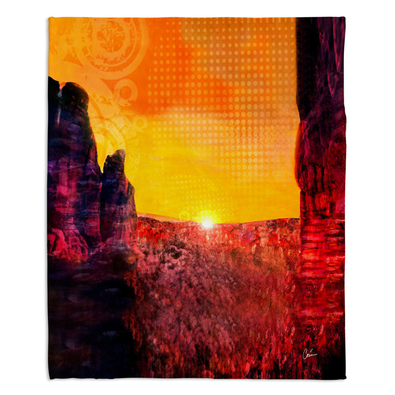 Hand Woven Throw Blanket, 68" x 80"