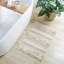 Tapis de bain tissé à rayures texturées-284555300