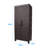 57" Tall 3 Shelf Storage Cabinet in Espresso-725488436-725103771