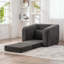 Canapé-lit pliable convertible - Chenille - Gris-1524593659