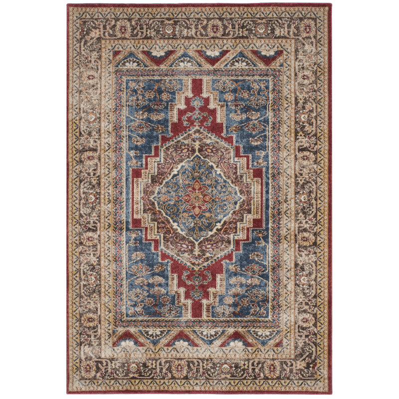 Ameesha Oriental Hand Woven Area Rug, Rectangle 122 x 183 cm
