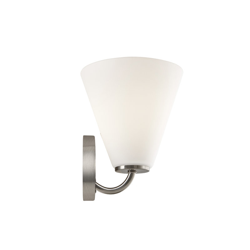 Fusion - Pavia 1-Light Wall Sconce - Brushed Nickel, Brushed Nickel