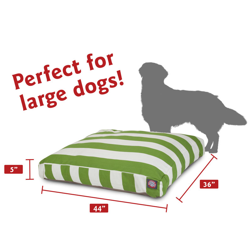 Lit pour animaux Majestic, Grand (l 36 po x P 44 po x H 5 po), Sauge