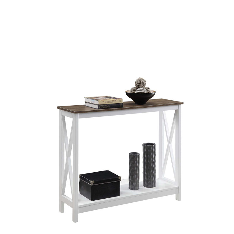 Console avec tablette Darek, Driftwood, H 31,5 po x l 39,5 po x P 11,75 po