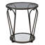 Table de bout ronde en verre Renea-71598920-71598921