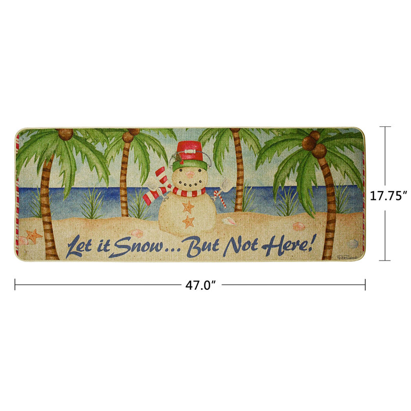 Dederang Non-Slip Christmas Outdoor Doormat