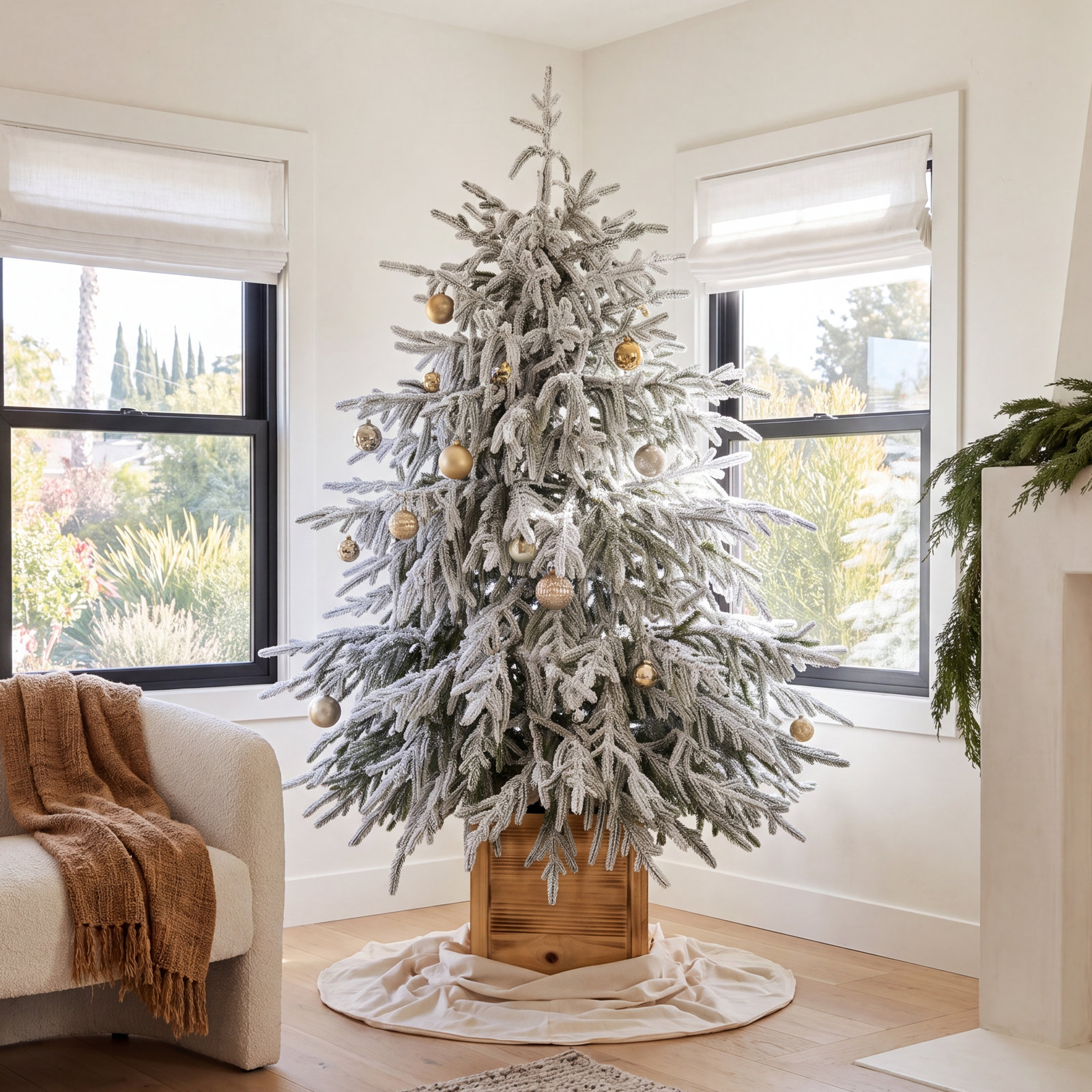 Potted 4' Pre-Lit Christmas Tree