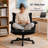 Ergonomic Home Office Chair With Adjustable Armrests and Swivel Wheels,350LBS-2061540684