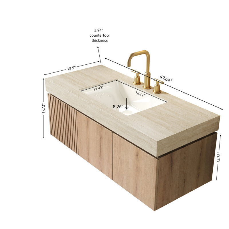 Meuble-lavabo 48 po