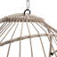 Chaise suspendue pour - Red Pe Egg Swing avec cadre pliable et coussin confortable, ensemble de suspension solide-41319083