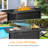 8-Piece Outdoor Rattan Patio Set with Fire Pit Table-318452431