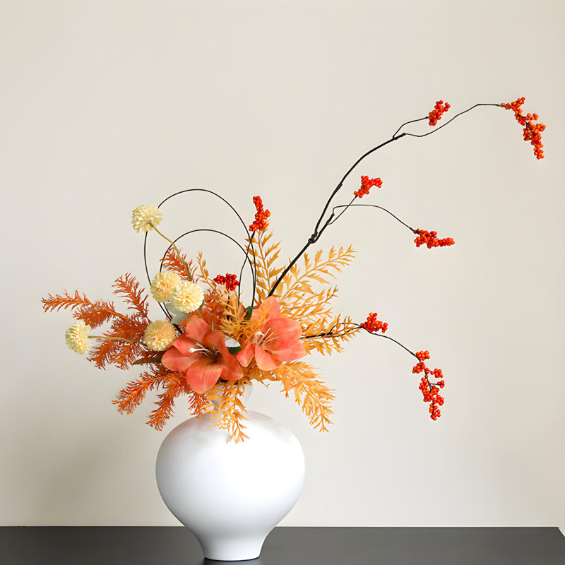 Ornements de fleurs simulées