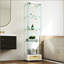 Vitrine moderne en verre-630883436
