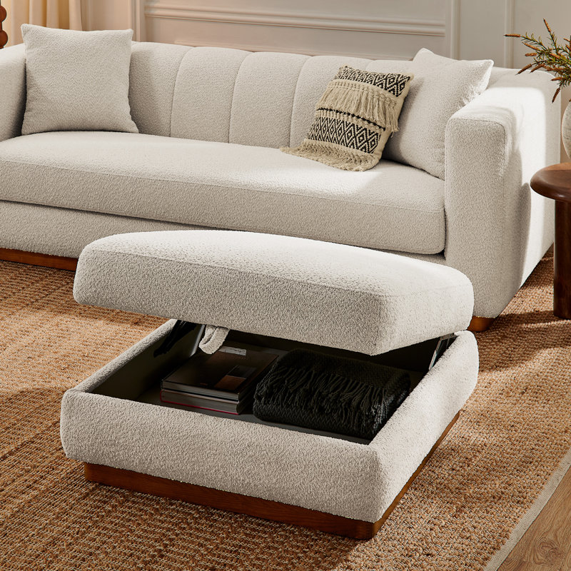  Repose-pieds 35 po avec rangement intérieur, Boucle