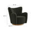 Fauteuil d'appoint pivotant en sherpa à oreilles Montrose-108579761
