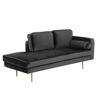 Astra Velvet Chaise Lounge