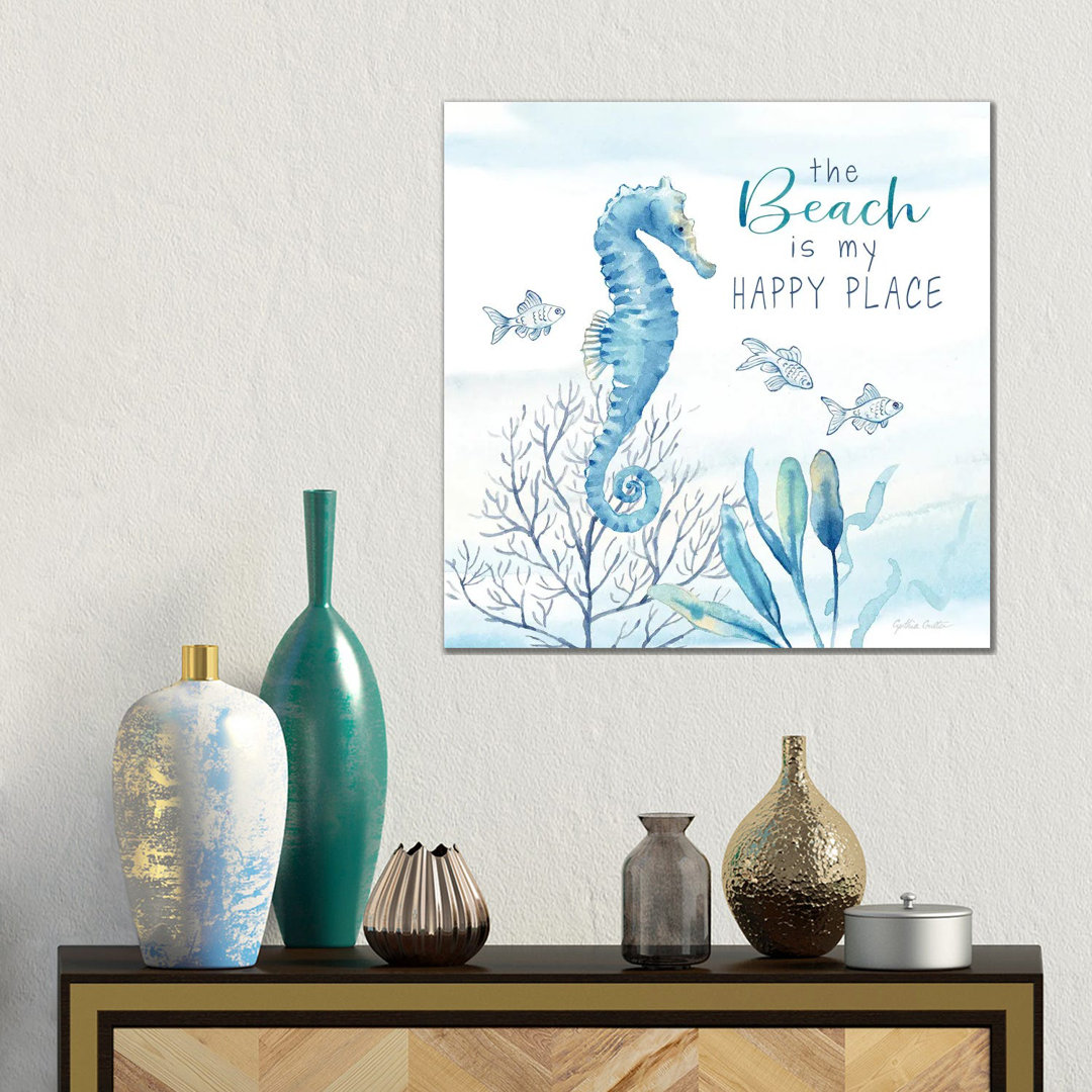 Great Blue Sea XIX by Cynthia Coulter - Wrapped Canvas Gallery-Wrapped Canvas Giclée