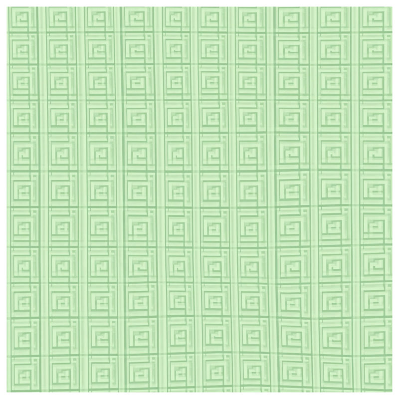Édredon vert à motif grec, Twin Extra Long