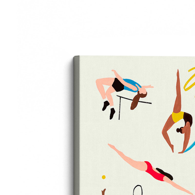 «Olympians I» par Victoria Barnes, reproduction d'art sur toile, H 17,25 po x l 13,25 po, Toile tendue, Ne s’applique pas