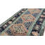 Wool Oriental Area Rug in Coral/Blue/Green