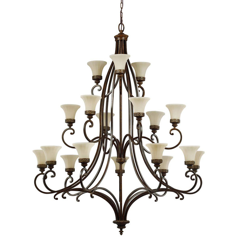 Pritzker 18 - Light Shaded Chandelier