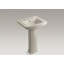 Archer 24" Rectangular Pedestal Bathroom Sink with Widespread Faucet Holes-2004881091-2011050639