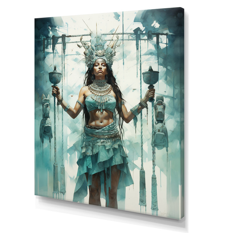 Green Mexico Art Dance of, reproduction d'art sur toile, H 44 po x l 34 po x P 1,5 po, Toile tendue