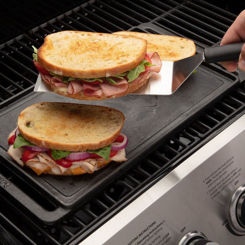Reversible Cast Iron Griddle Plate