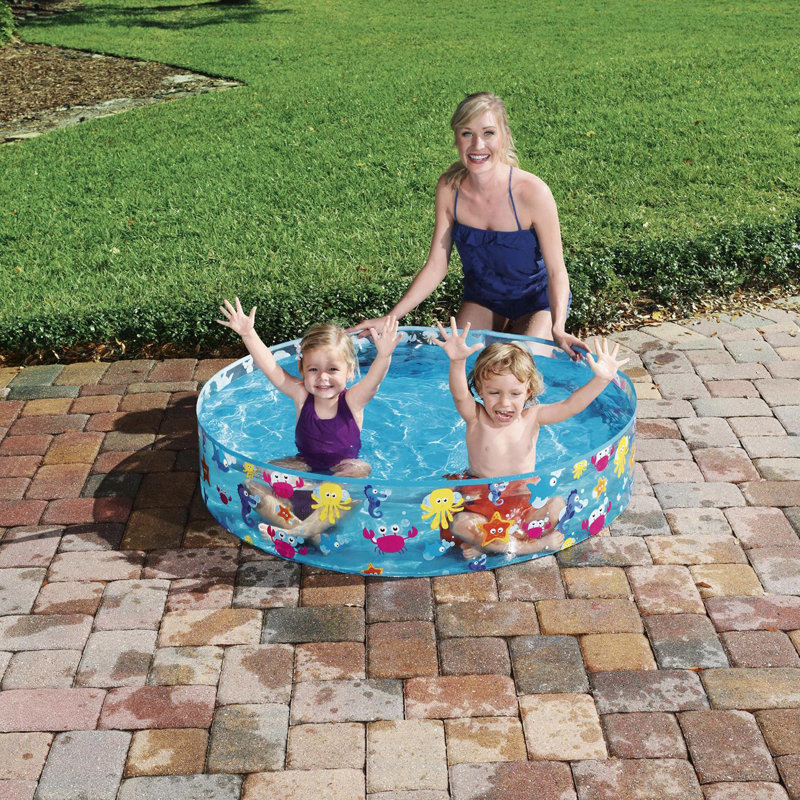 Emily-Jane Plastic Round Kiddie Pool 12cm H x 12cm W x 31cm L