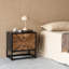 19cm W Iron Bedside Table