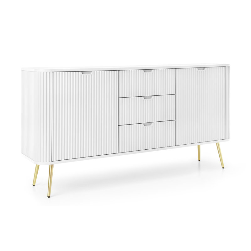 Almand 168cm Sideboard, White