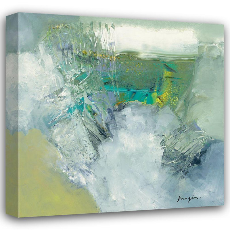 Ivy Bronx Magis, galerie d'art tendue sur toile, "Variations abstraites 8", H 20 po x l 20 po