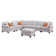Kew Gardens Modular Corner Sectional with Ottoman