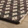 Dainty Diamond Black/Ivory Handwoven Cotton Rug