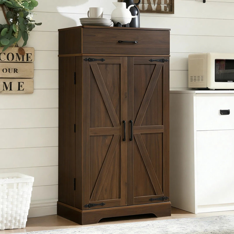 Armoire de rangement Farmry, Brun