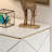Light Luxury Style Shell Accent Chest