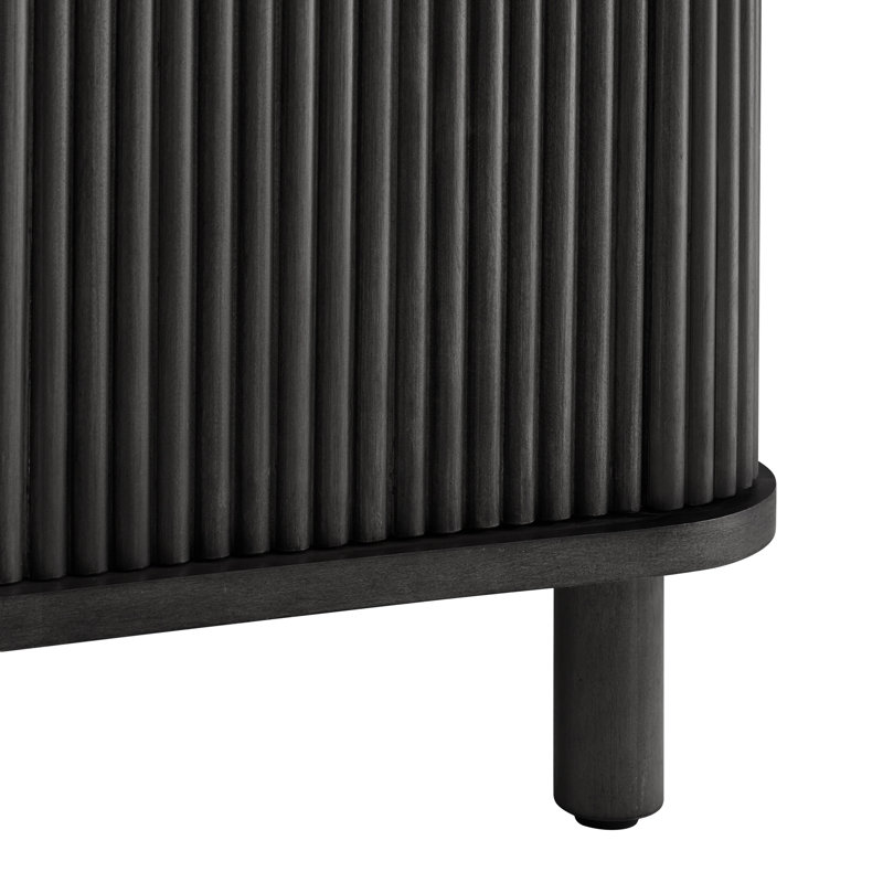 Kensington 24" Single Bathroom Vanity, Black Reeded