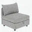 Causeuse modulaire avec rangement et méridienne, style Mid-Century moderne-1682188205