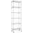 Airmont 54cm W Metal Shelving Unit with Wheels-769021817