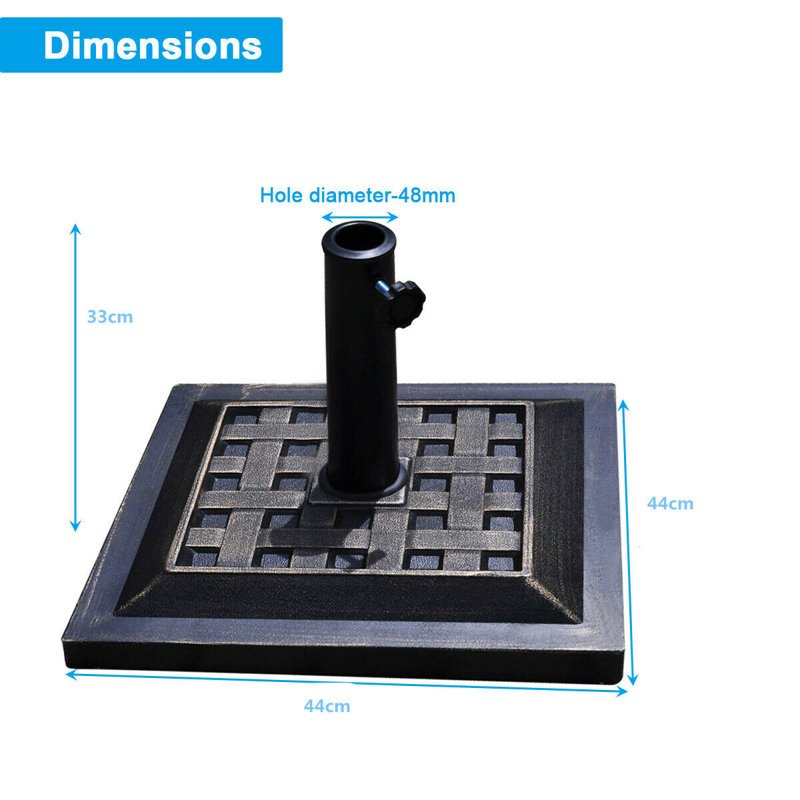 12kg Resin Free Standing Umbrella Base