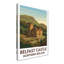 Belfast Castle, Northern Ireland - Romantic Travel Poster of the Castle on Cave Hill. Giclee Print on Wrapped Canvas. Wall Art, Home Decor - Castles & Palaces, Northern Ireland 1 Piece Wrapped Canvas Wall Art-1103765302