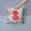 Coussin décoratif intérieur/extérieur bleu shabby élégance Jellyfish-14981532