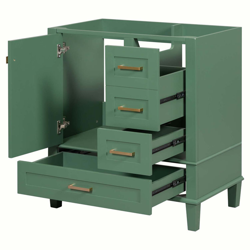 29.4'' Single Bathroom Vanity Base Only, Green